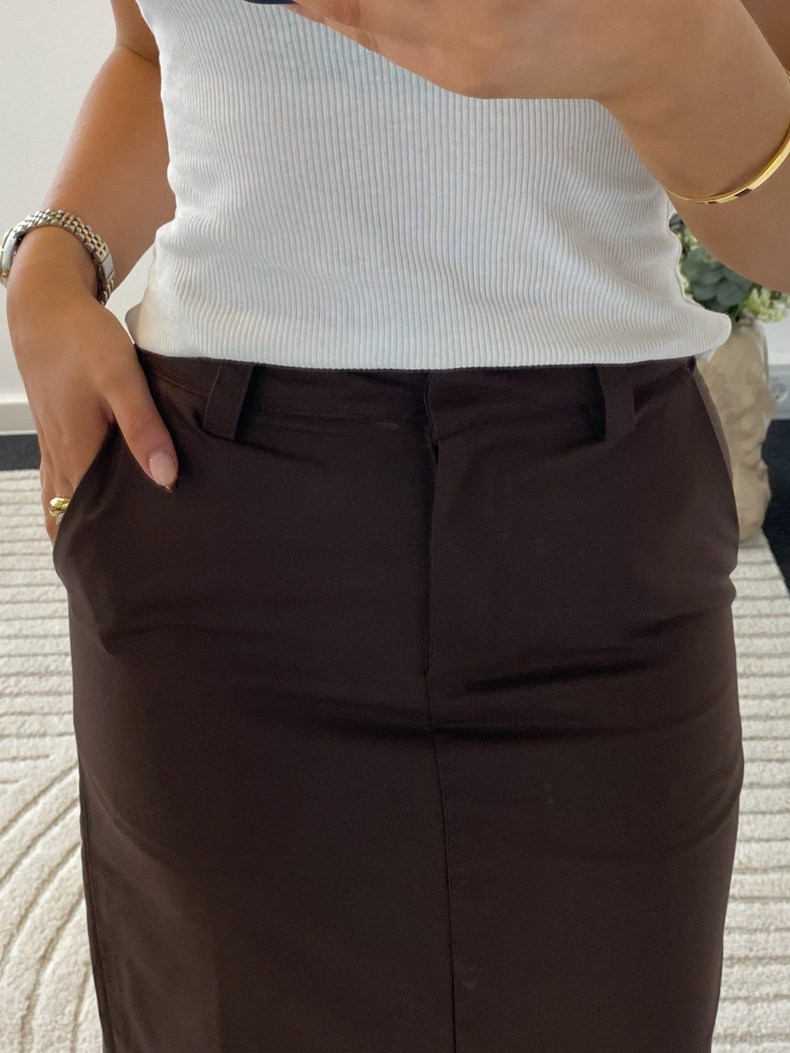 Cia Skirt - Brown