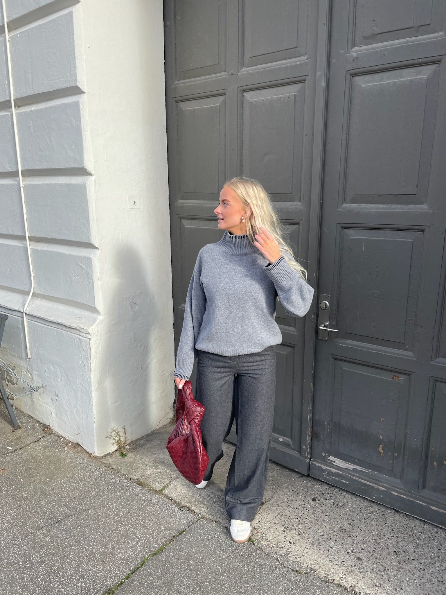 Selma Cashmere Sweater - Grey