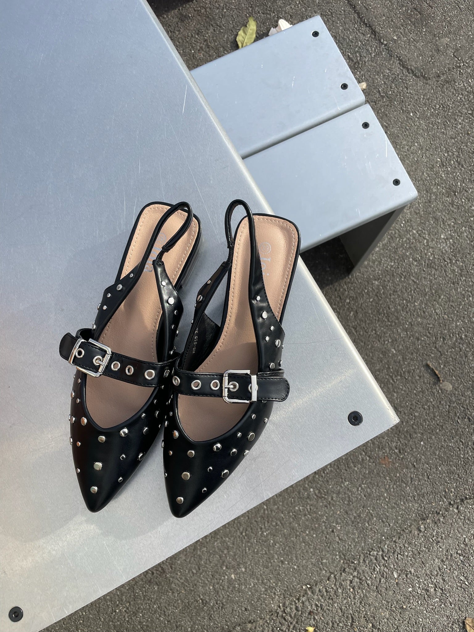 Nova Buckled Ballerina - Black