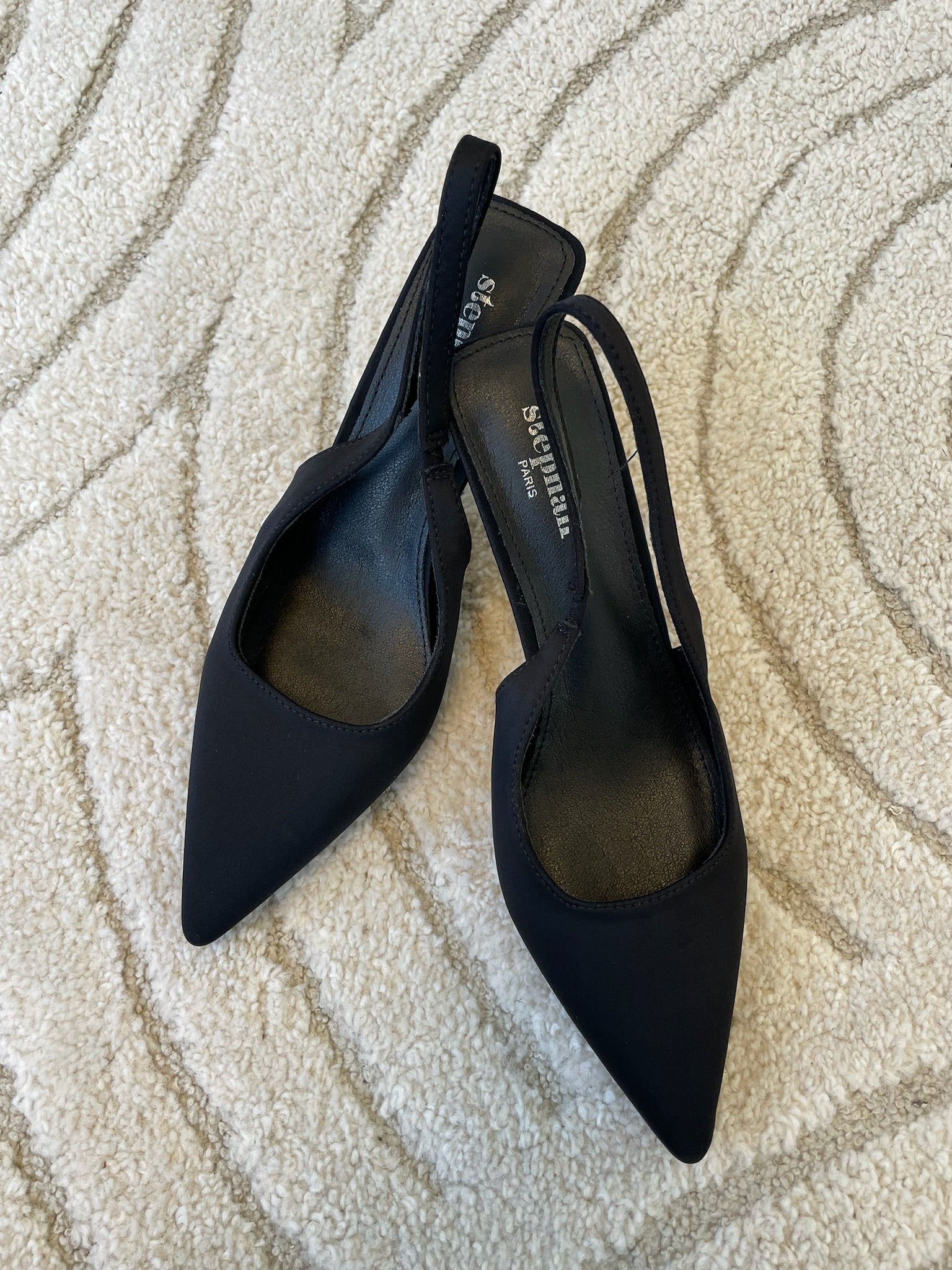 Louise Slingback Pumps - Black