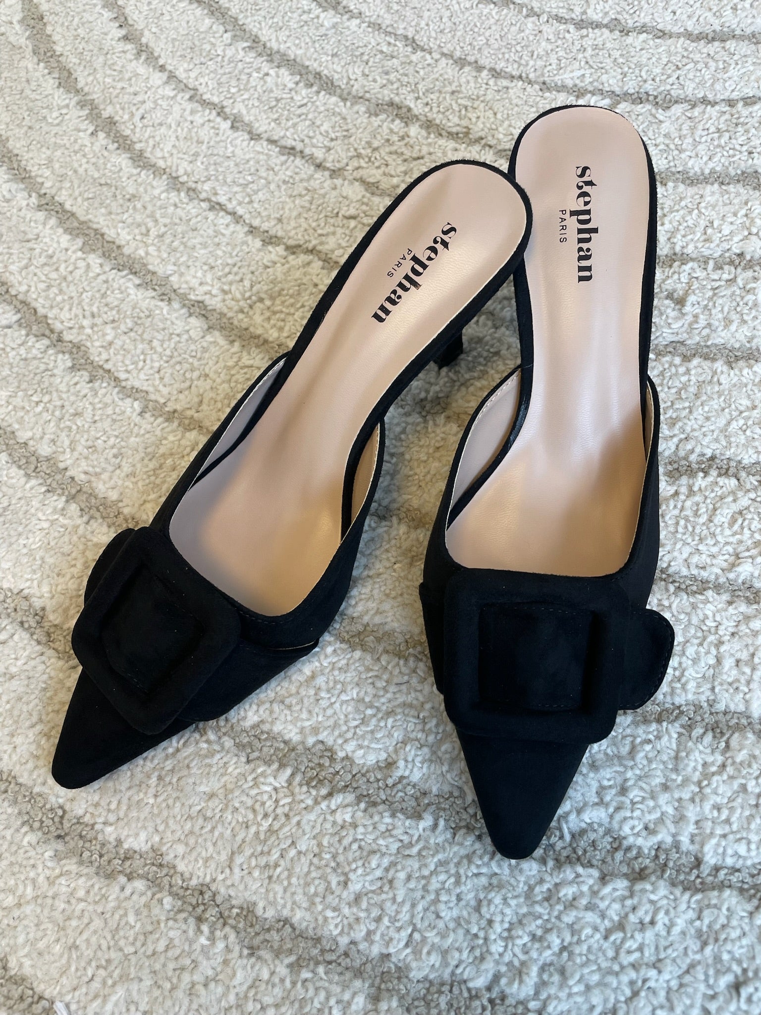 Chloe Mules with heel - Black