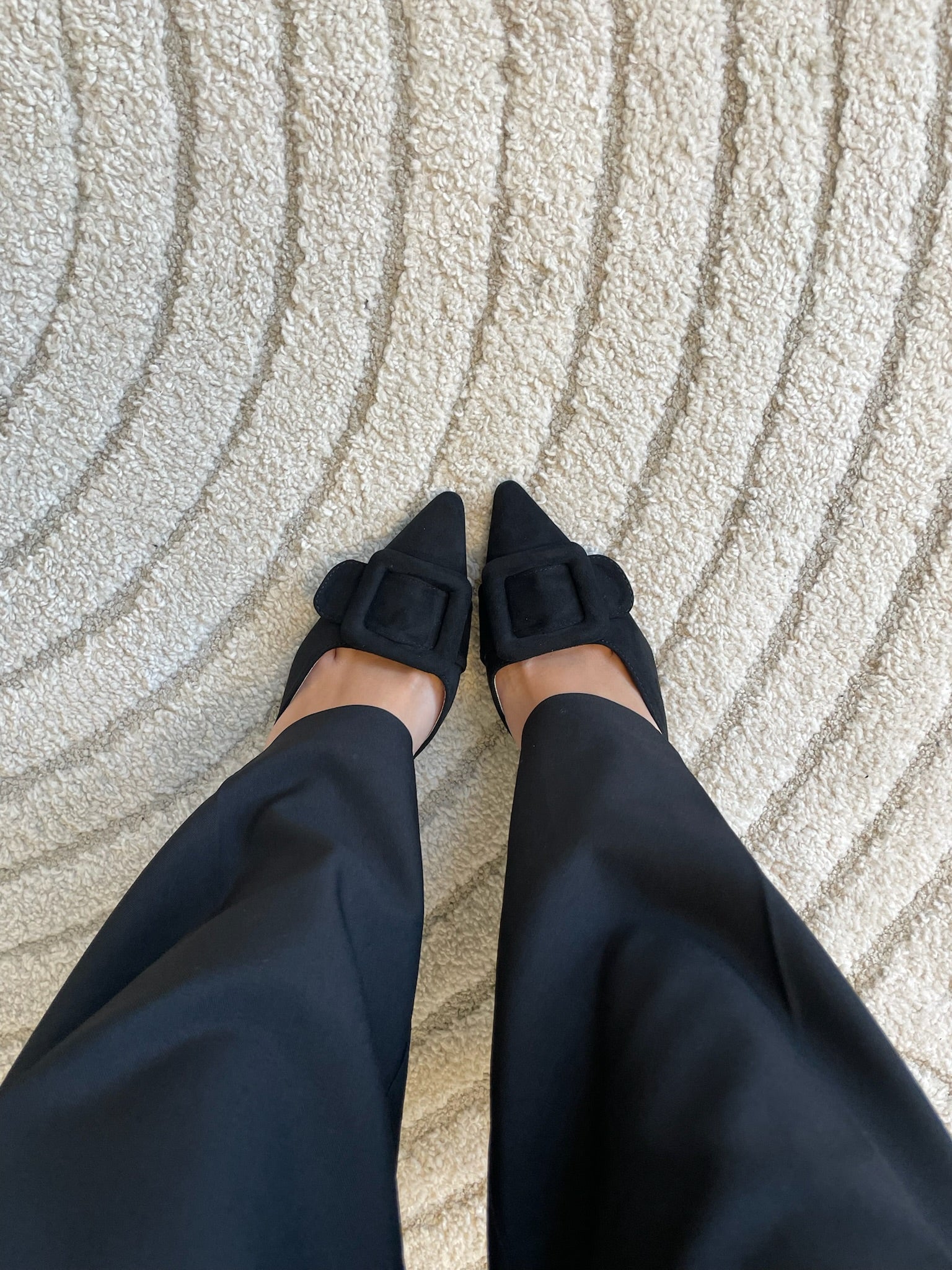Chloe Mules with heel - Black