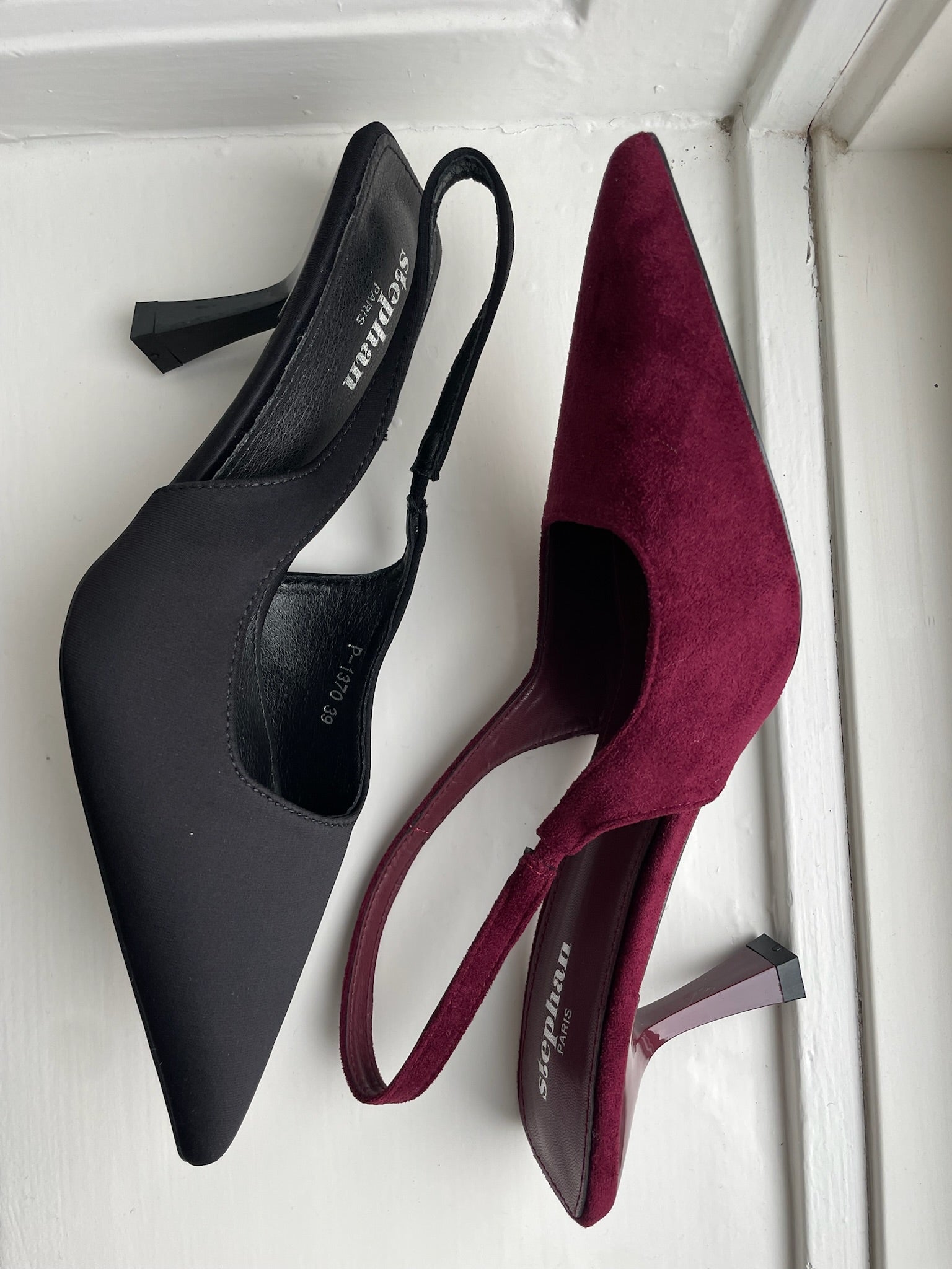 Louise Slingback Pumps - Black
