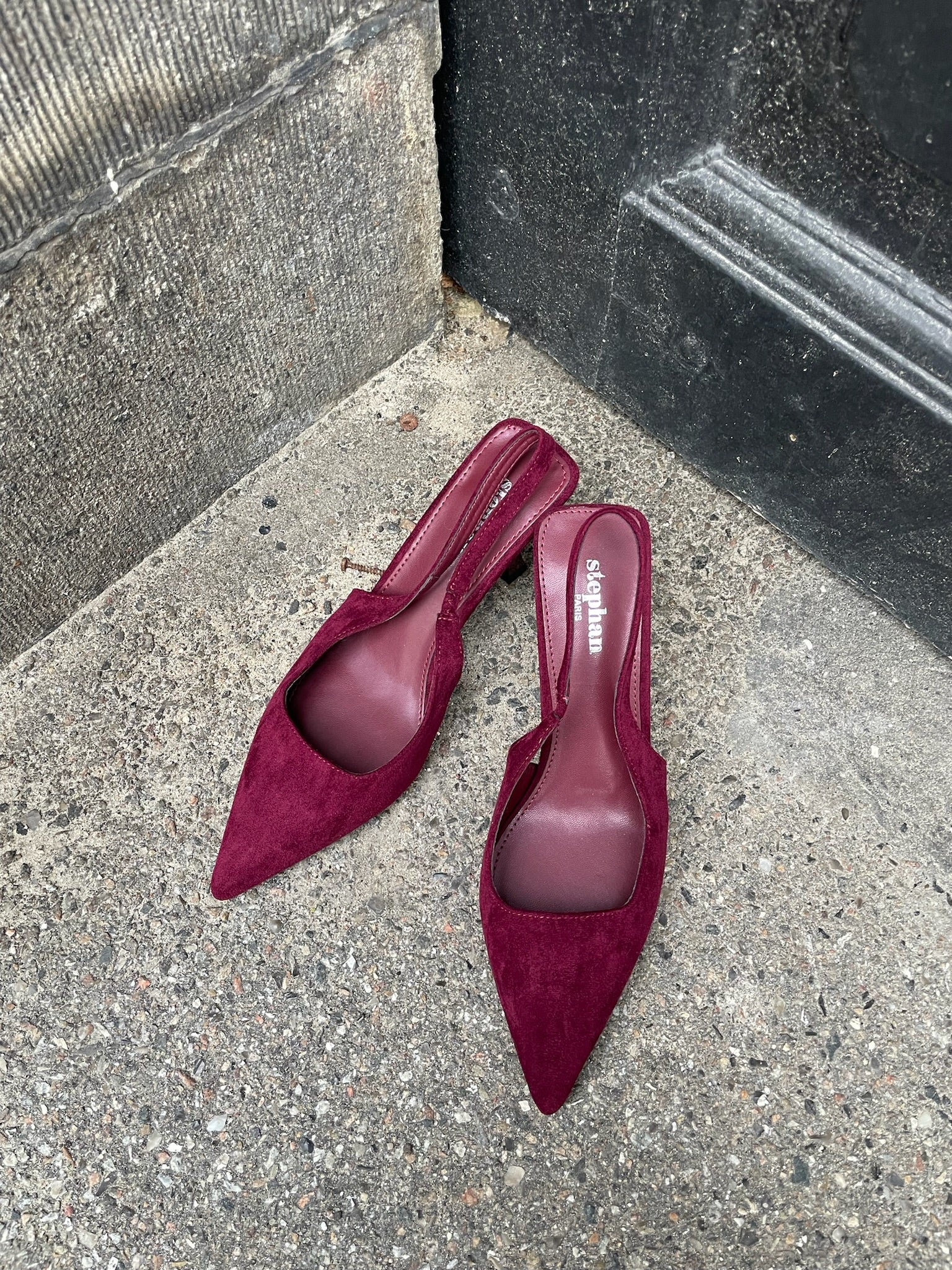 Louise Slingback Pumps - Bordeaux