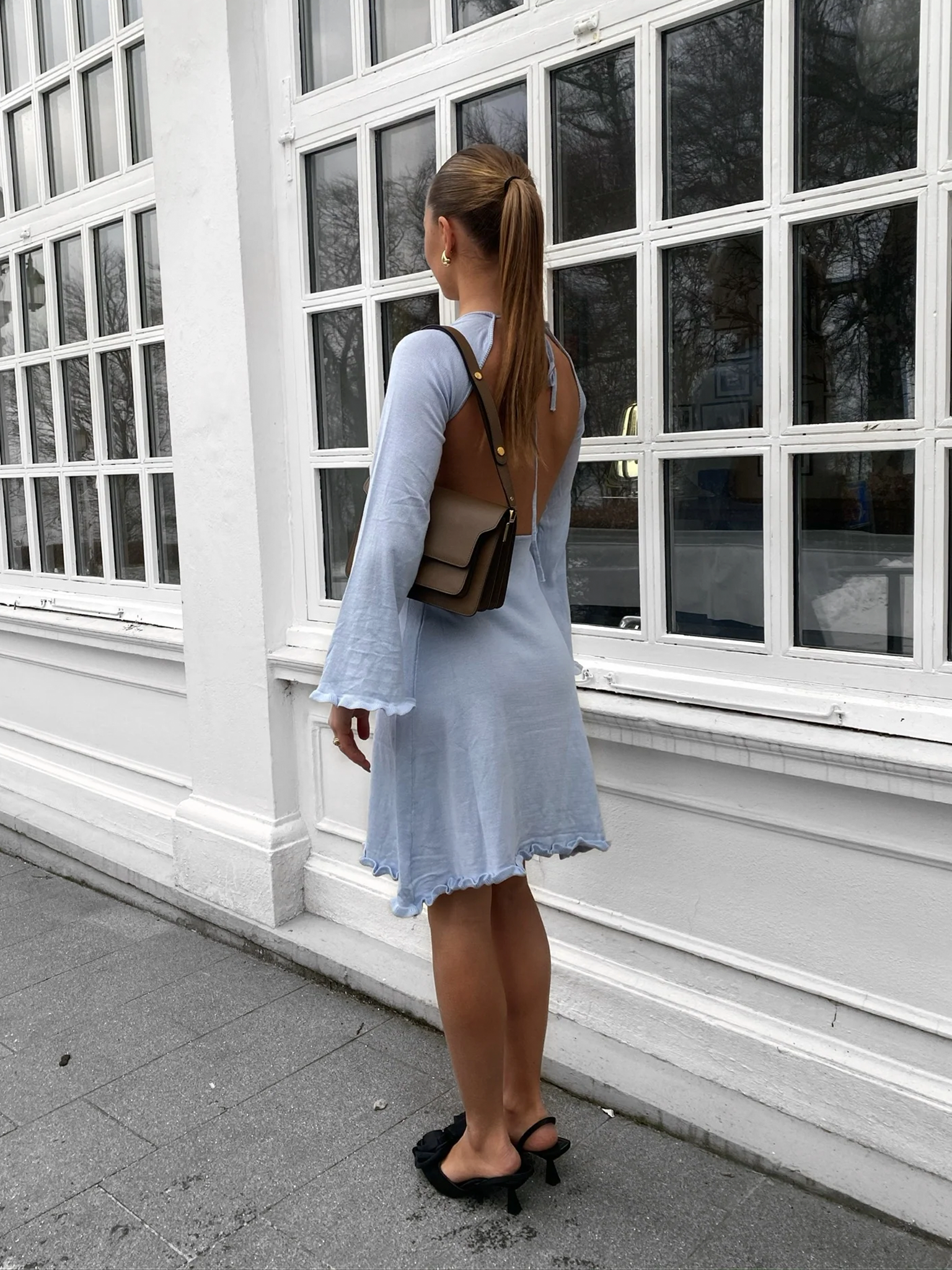 Fiona Dress - Light Blue