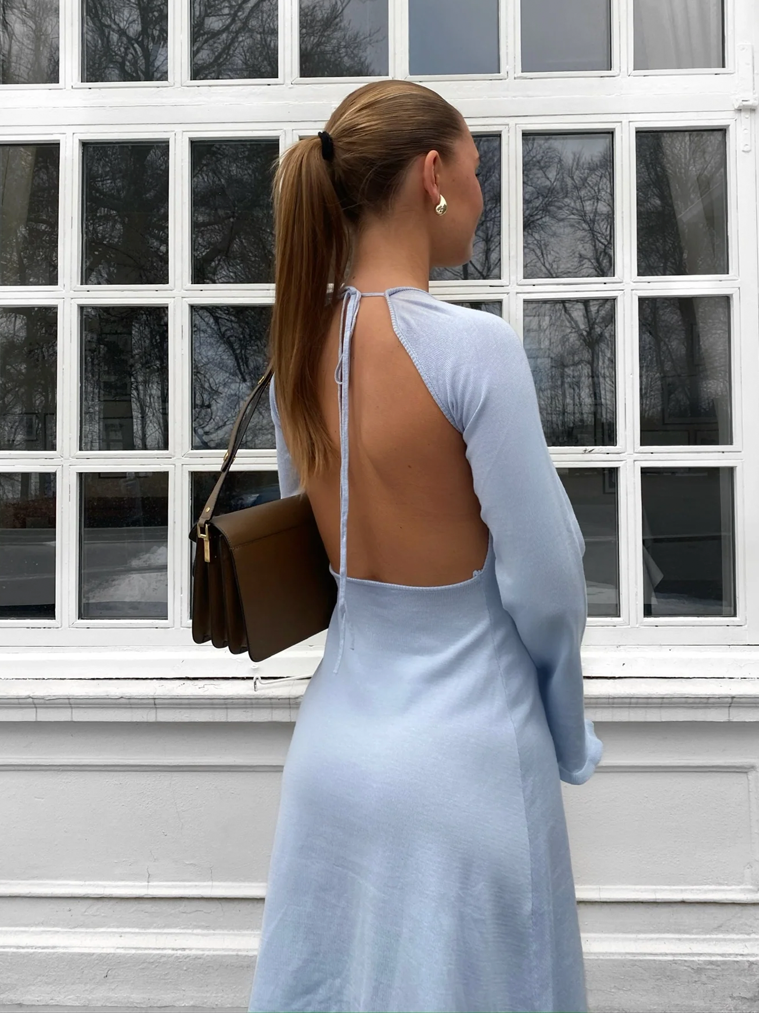 Fiona Dress - Light Blue