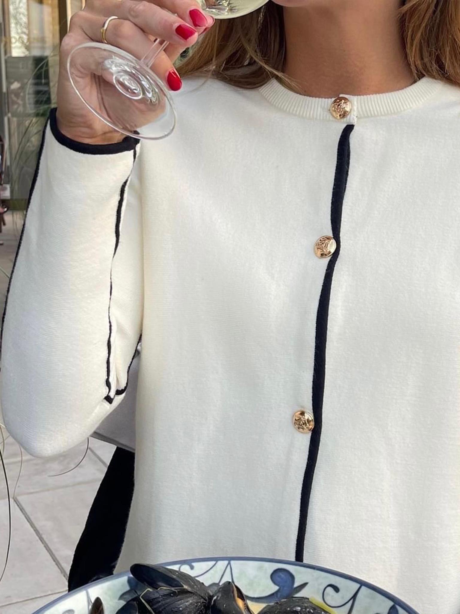 Carla Cardigan - White