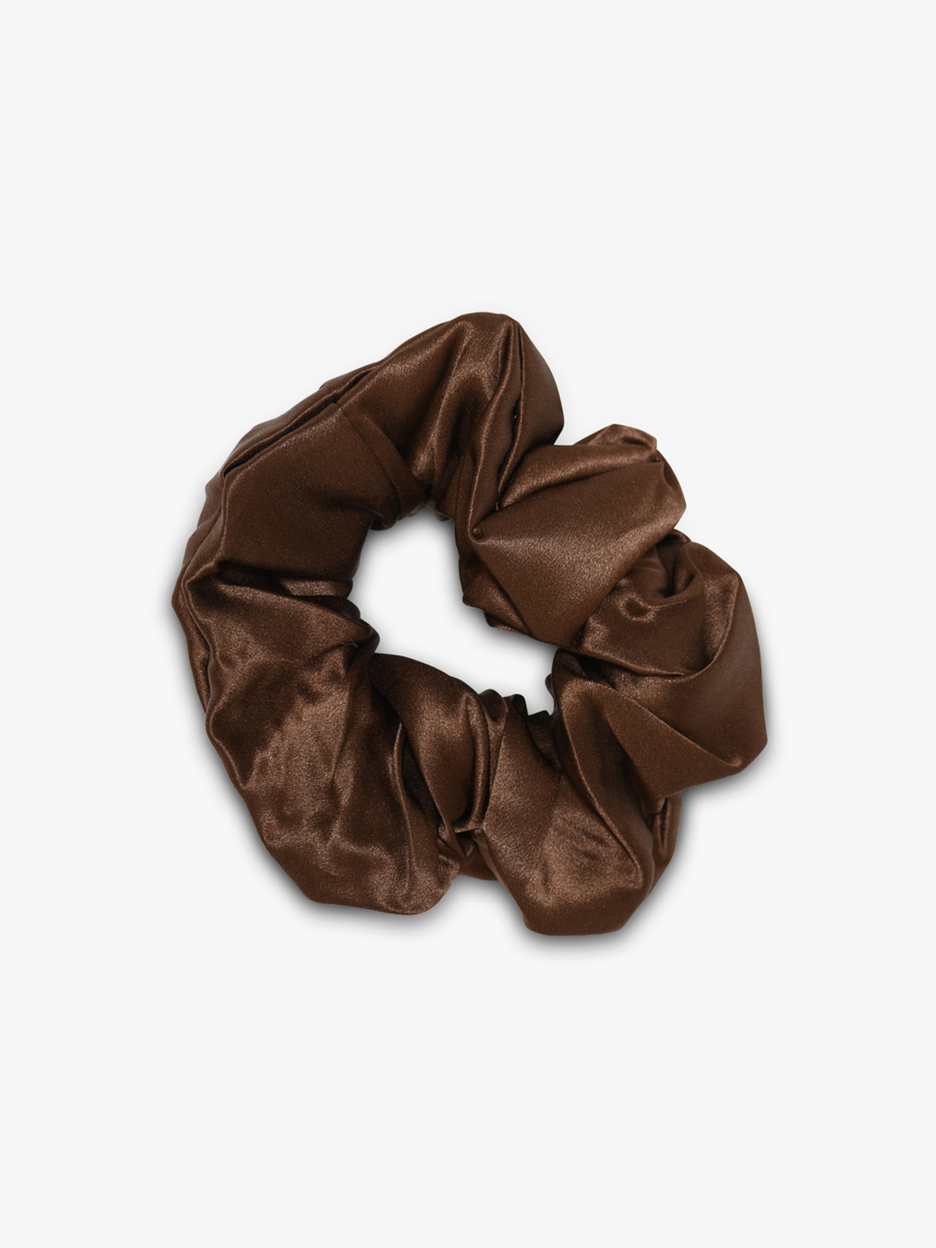 Silk Scrunchies | 5 cm | Dark Brown