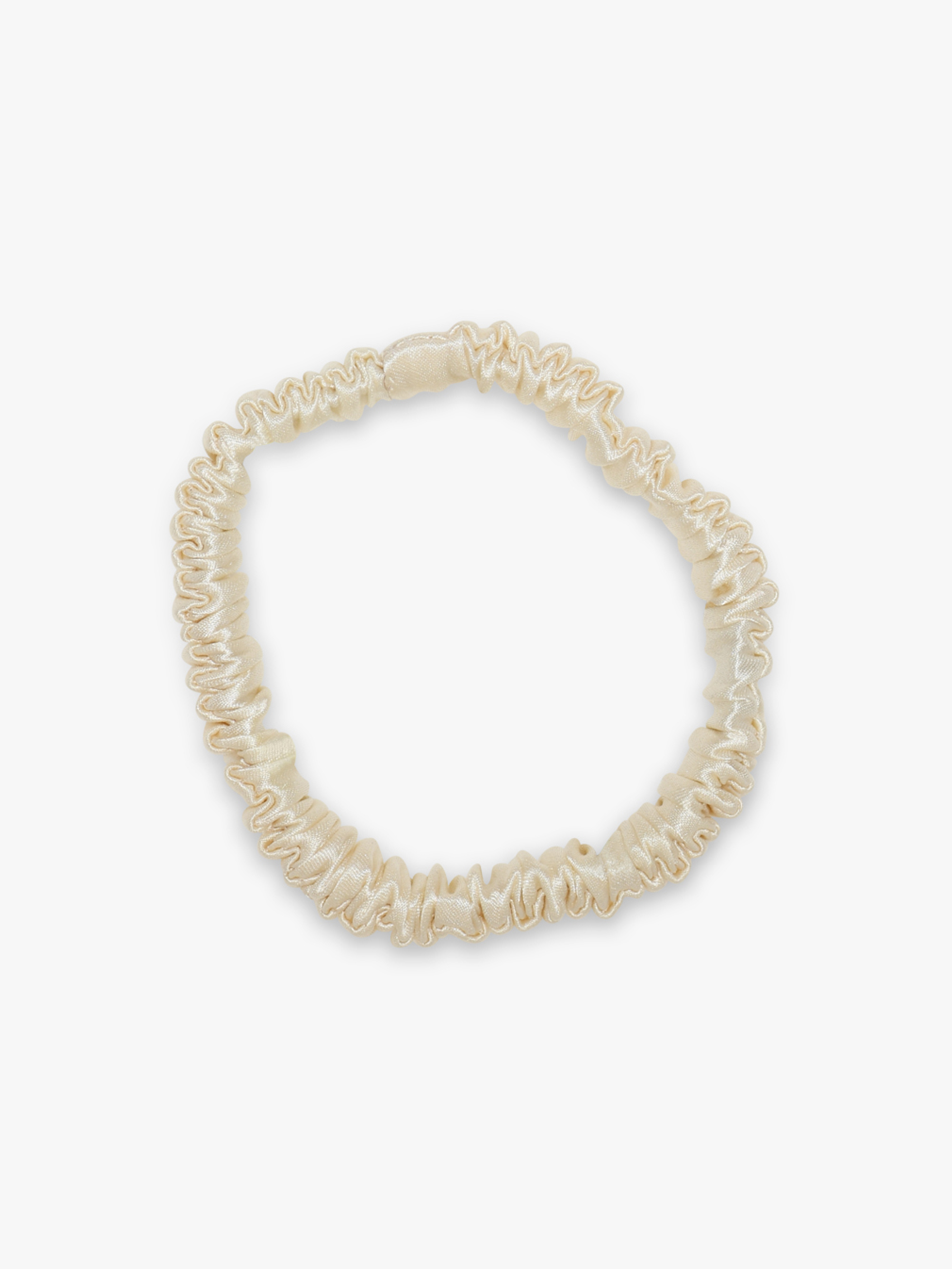 Silk Scrunchies | 1 cm | Champagne